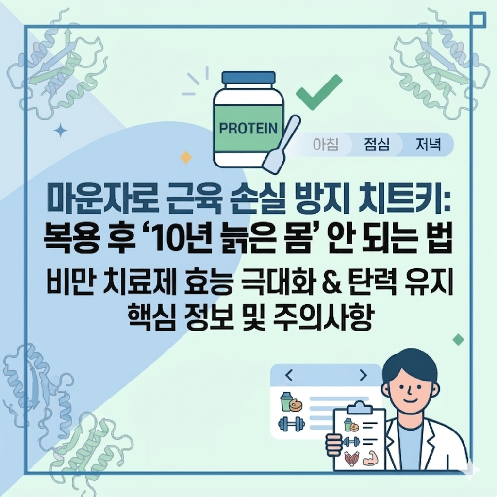 마운자로 근육 손실 방지 치트키: 복용 후 ‘10년 늙은 몸’ 안 되는 법