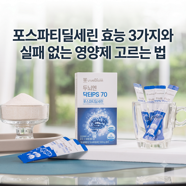포스파티딜세린 효능 3가지와 실패 없는 영양제 고르는 법